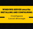 Exam 70-410 Objective 1.3 - Configure Local Storage