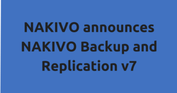 NAKIVO announces NAKIVO Backup and Replication v7