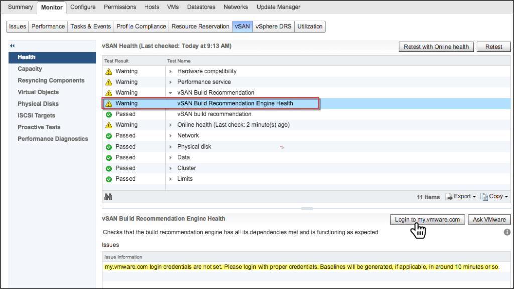 vSphere 6.5 Update 1 - vSAN VUM Integration