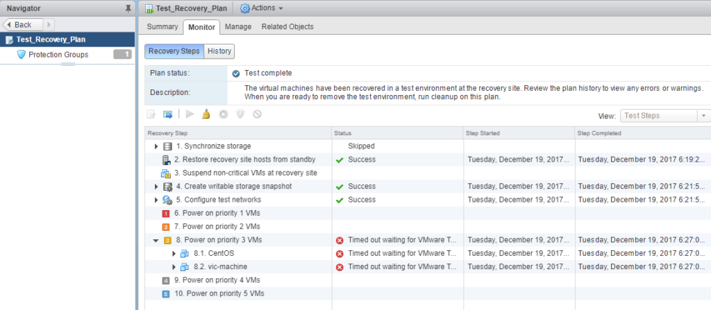 VMware Site Recovery Manager (SRM 6.5) Part 12 - Create Recovery Plan