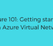 Getting started with Azure Virtual Network